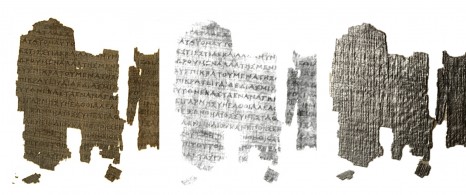 Derveni Papyrus Fragment RTI visualization 