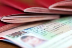 passports with Schengen visa