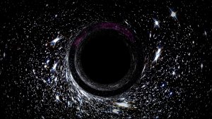 Black hole collapsar universe worm-hole dark spiral