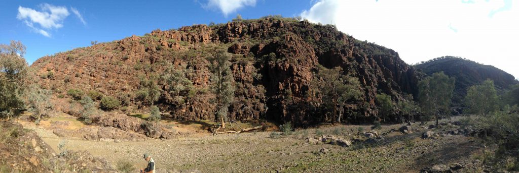Outcrops in Arkaroola, South Australia.