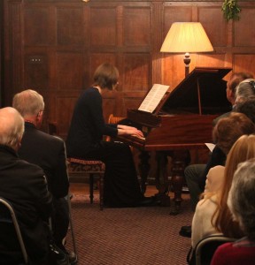 Ellen Day in the Great Hall at Chawton House