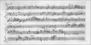 Minuet from the recently discovered autograph for K331