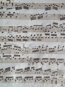 Score from Bankes music volume, Kingston Lacy