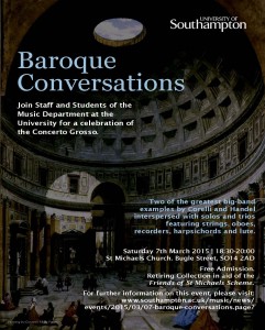 Baroque Conversations Poster