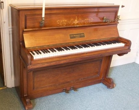 Ralph Vaughn Williams' Broadwood Piano. National Trust.