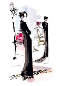 By Vogue magazine  (2011) David Downton: 15 Favourite Fashion Illustrations 17th February (accessed via webpage: http://www.vogue.co.uk/gallery/david-downton-15-favourite-fashion-illustrations ) 