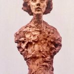 Bust of Annette VIII 1962 Plaster 60.2x27.5x25.2 Kunsthaus Zurich, Alberto Giacometti-Stiftung