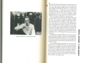 Marcel Duchamp in Hollywood. Photography captured by Beatrice Wood Book called Marcel Duchamp: The Bachelor Stripped Bare: A biography Published by MFA Publications, a division of the Museum of Fine Arts, Boston, ©2002. Chapter: A Fond Memoir, Page 313. 