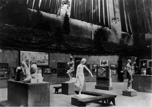 The Armory Show (also called The International Exhibition of Modern Art) in February 17, 1913 Opened at the 69th Regiment Armory on Lexington Avenue in New York. Smithsonian Institution Archives of American Art Photographer: unknown 