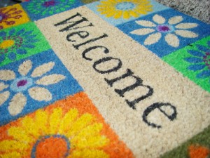 Welcome mat 