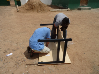 Table being reused in Ghana