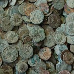 Part of the Frome Coin hoard. Wikipedia user: BabelStone. Photograph by Portable Antiquities Scheme. CC-BY-SA-2.0.  