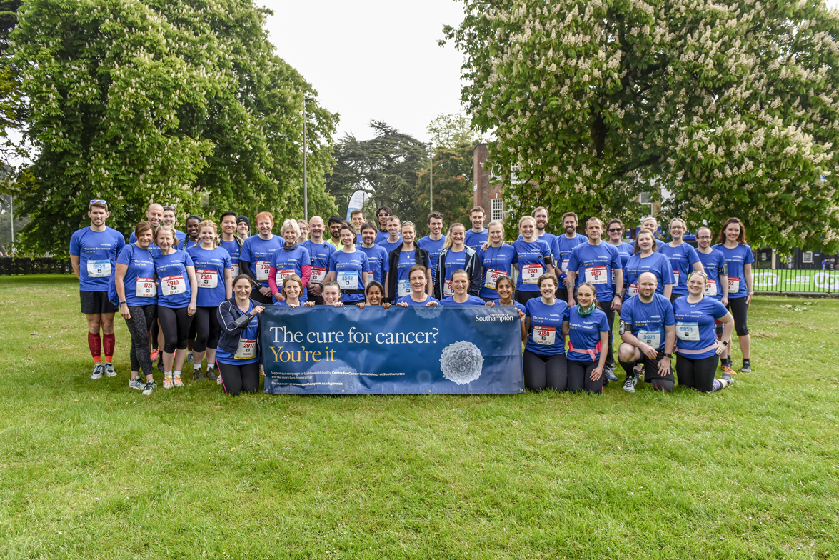 Fundraising success at ABP Southampton running events Centre for Cancer Immunology